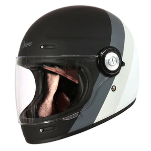 Origine Vega 22.06 Full Face Helmet - Primitive Matt Black/Dk.Grey/Lt.Grey/White - Salt Flats Clothing