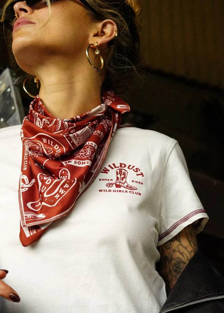 Wildust Sisters Wild Spirit Scarf - Red - Salt Flats Clothing