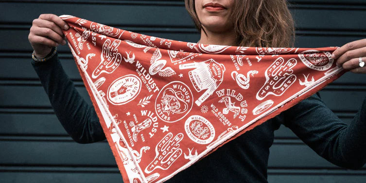 Wildust Sisters Wild Spirit Scarf - Red - Salt Flats Clothing