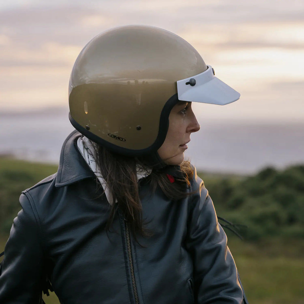 DMD Accessory Vintage Helmet Off-Road Peak - White - Salt Flats Clothing