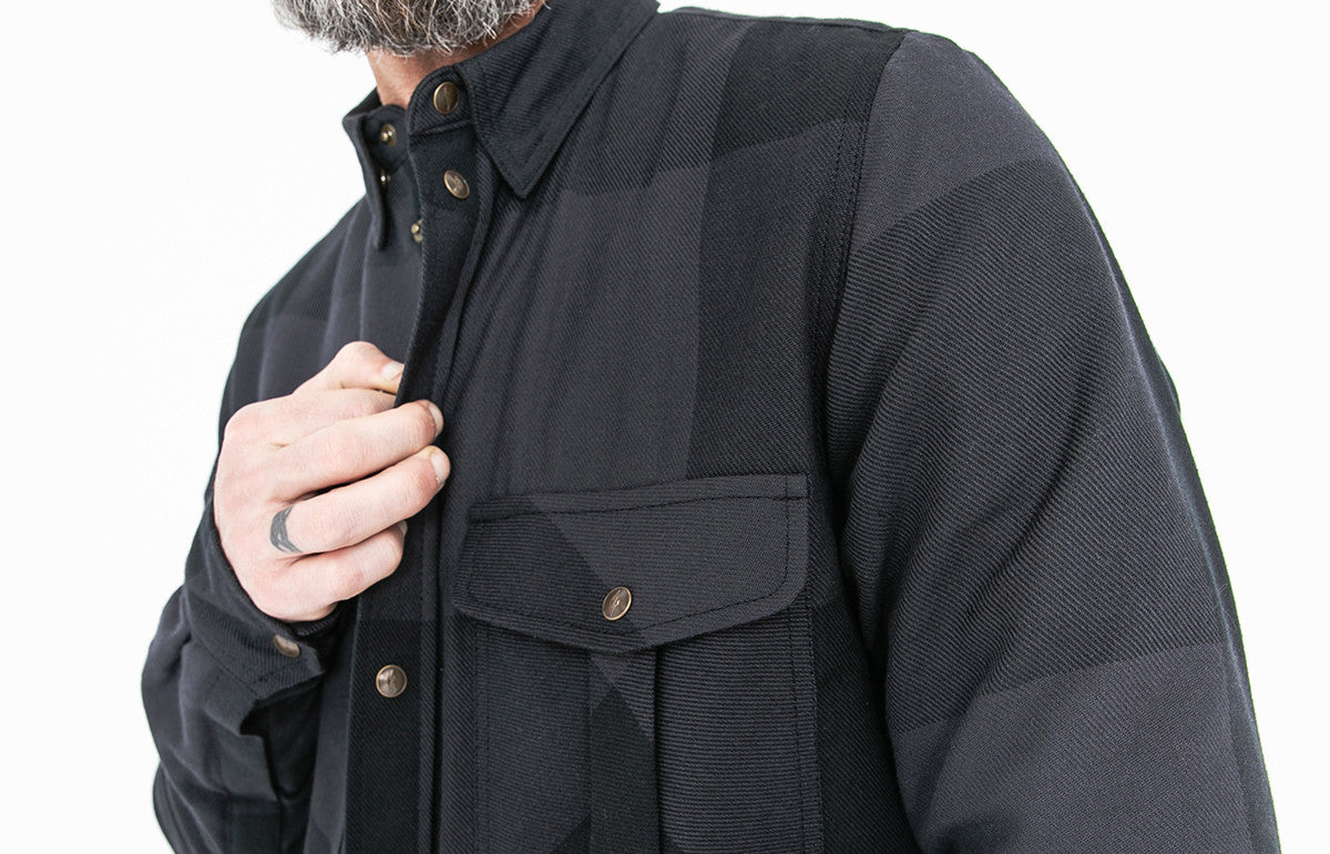John Doe Motoshirt - Big Block Grey/Black - Salt Flats Clothing