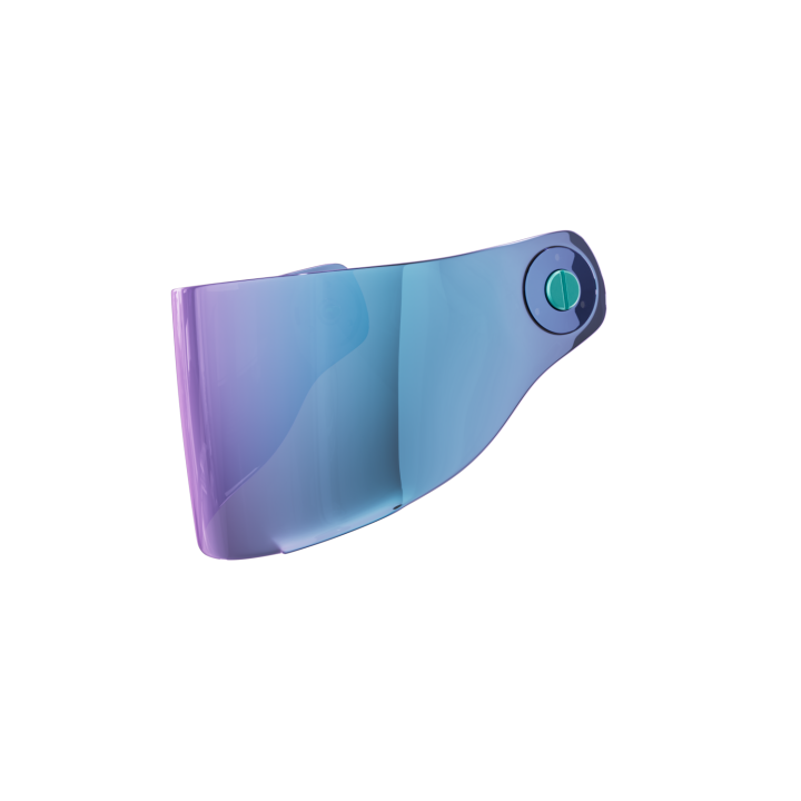 John Doe JD/One RACE ONLY Visor Set - Blue Silver Mirror