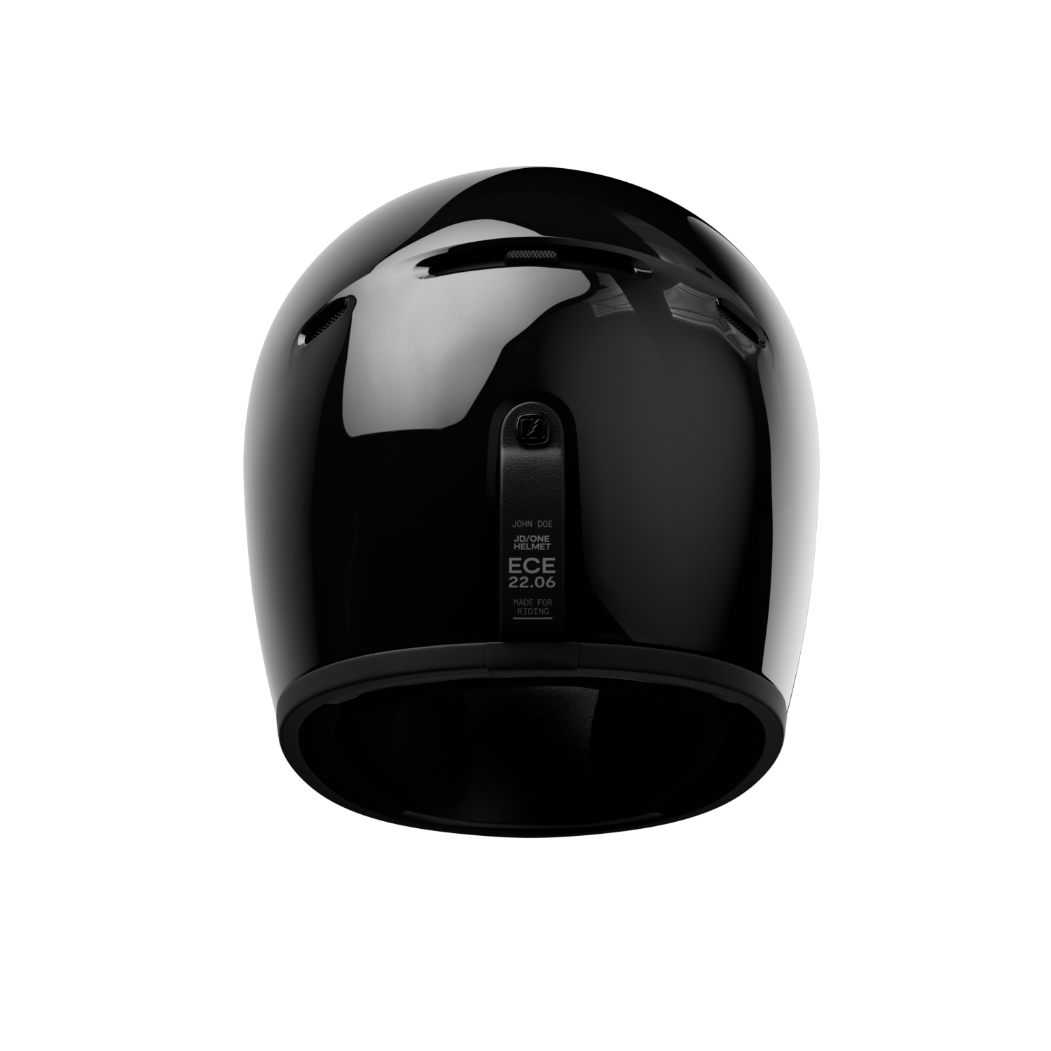 John Doe JD/ONE Helmet - Glossy Black - Salt Flats Clothing