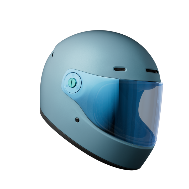 John Doe JD/ONE Helmet - Frozen Steel Blue - Salt Flats Clothing