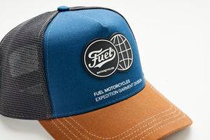 Fuel Motorcycles Expedition Logo Cap - Navy - Salt Flats Clothing