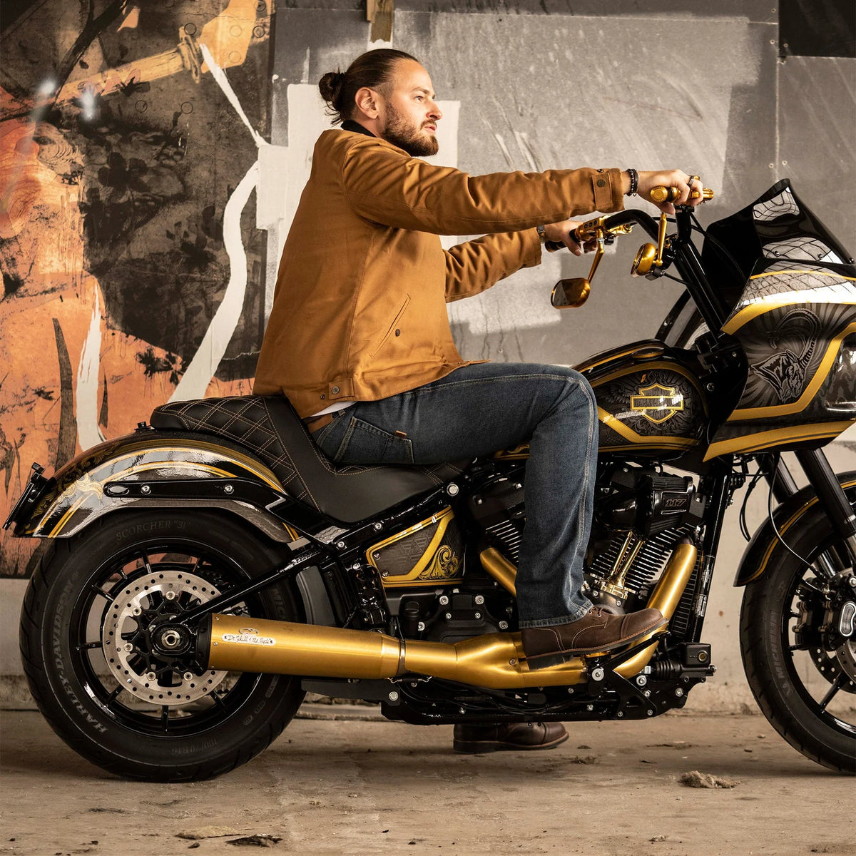 Rokker Canvas Jacket - Tobacco Brown - Salt Flats Clothing