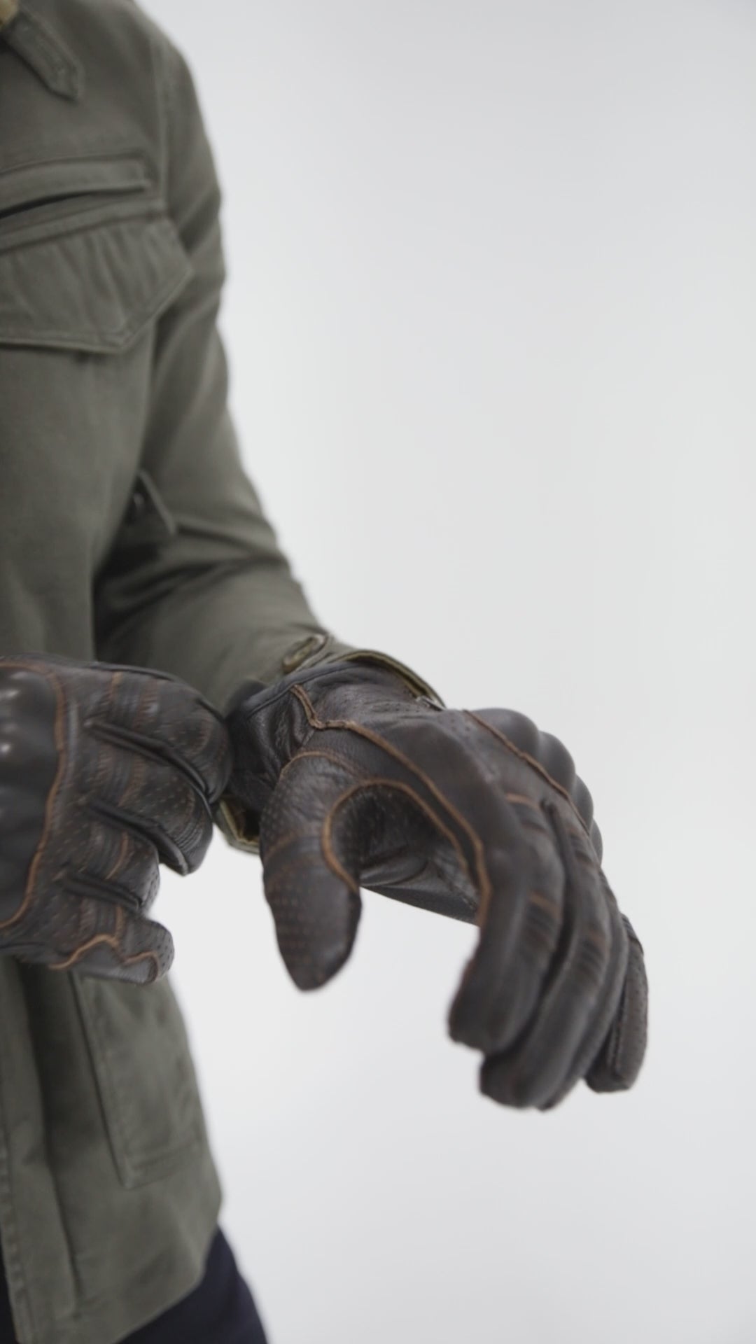ByCity Amsterdam Men's Gloves Dark Brown - Salt Flats Clothing