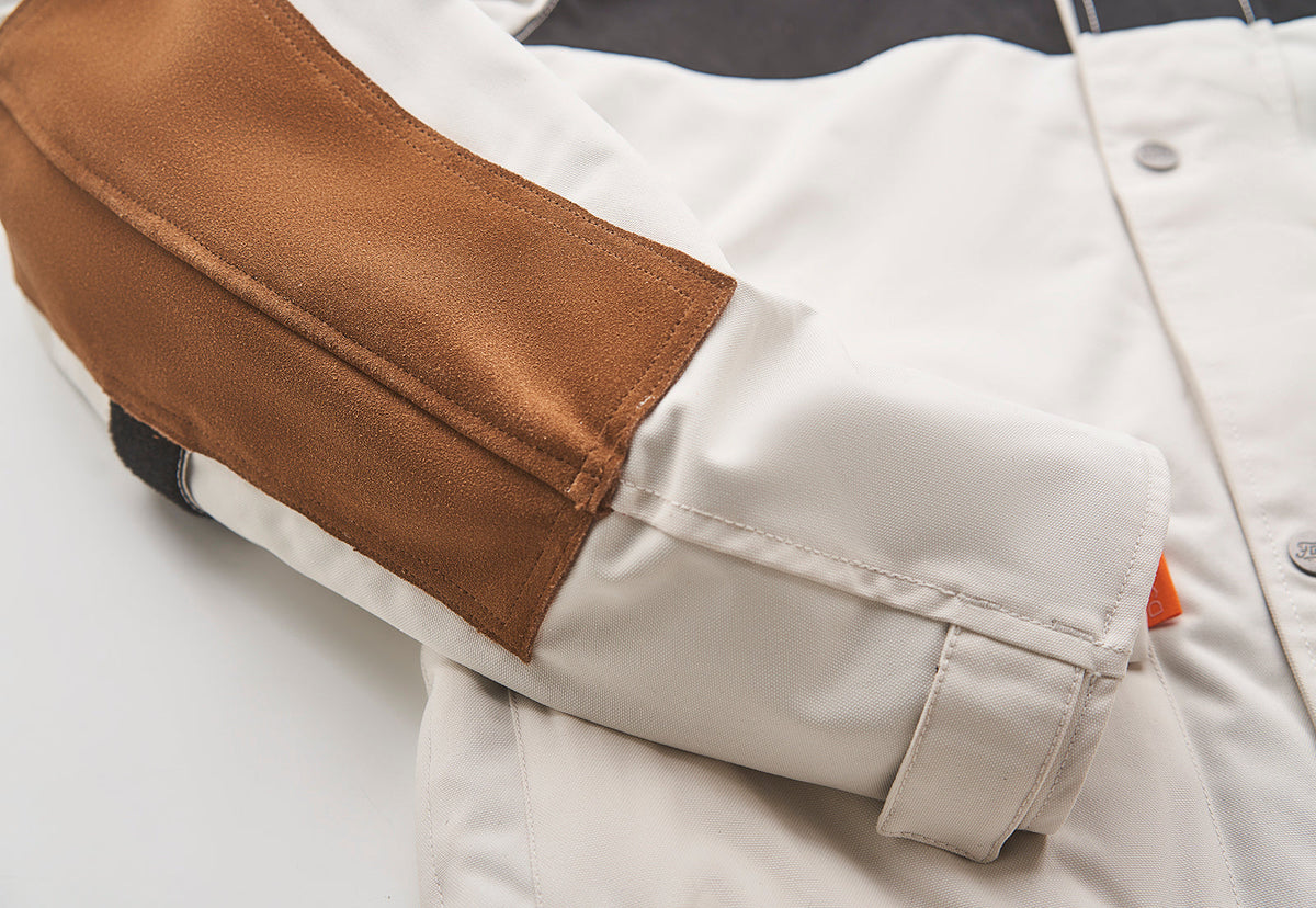 Fuel Motorcycles Rally 2 Jacket - White - Salt Flats Clothing