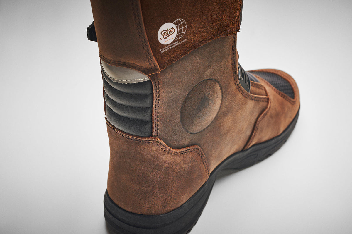 Fuel Motorcycles Rally Raid Boots - Brown - Salt Flats Clothing
