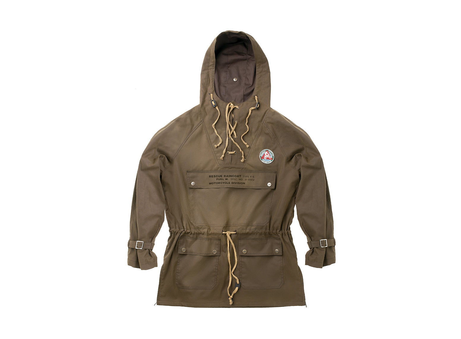 Fuel Motorcycles Rescue Raincoat - Salt Flats Clothing