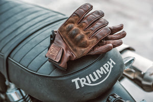 Fuel Motorcycles Gloves Rodeo - Brown - Salt Flats Clothing