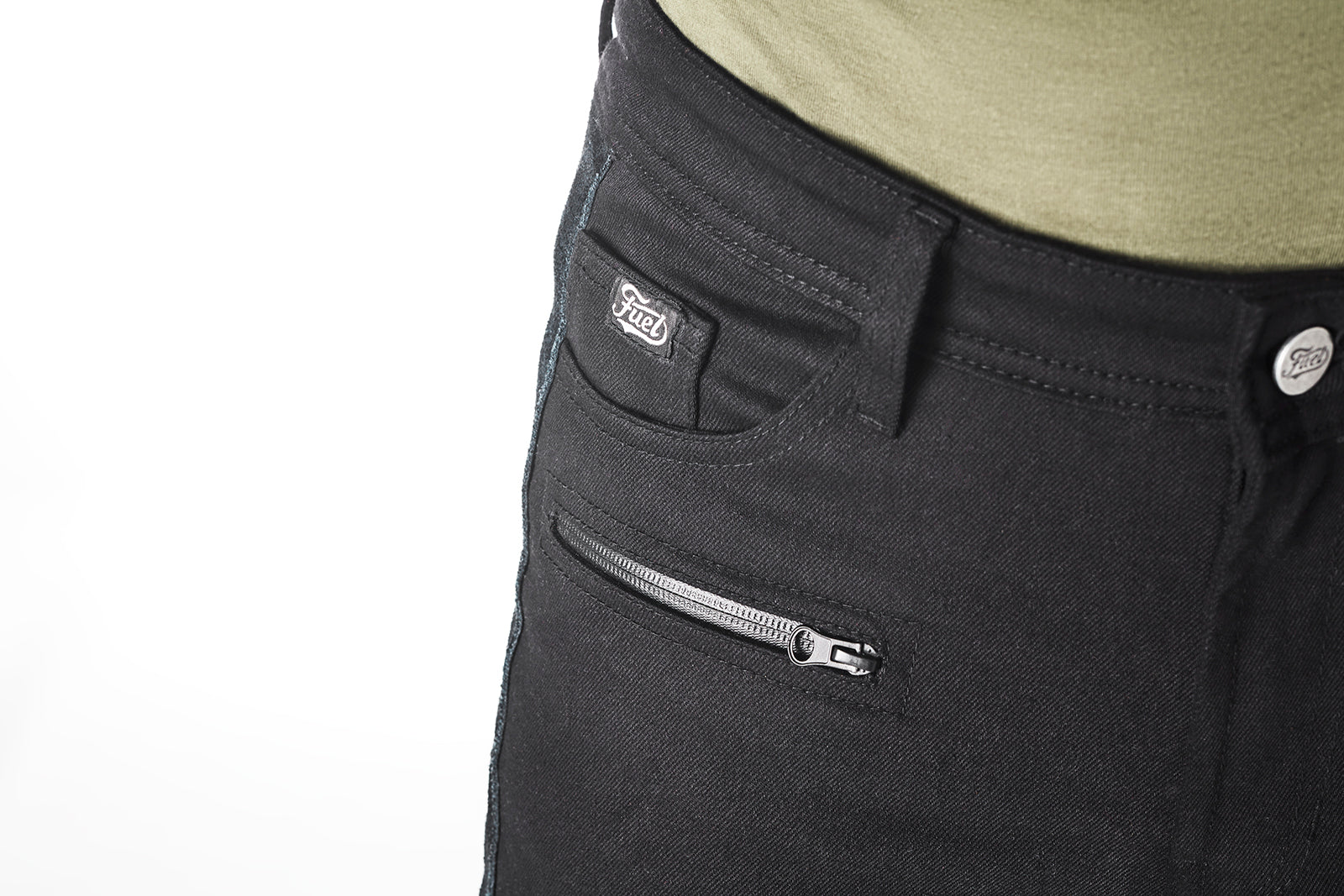 Fuel Motorcycles Sergeant 2 Trousers - Black - Salt Flats Clothing
