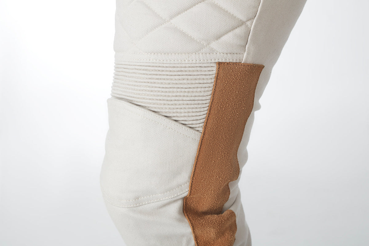 Fuel Motorcycles Sergeant 2 Trousers - Colonial White - Salt Flats Clothing