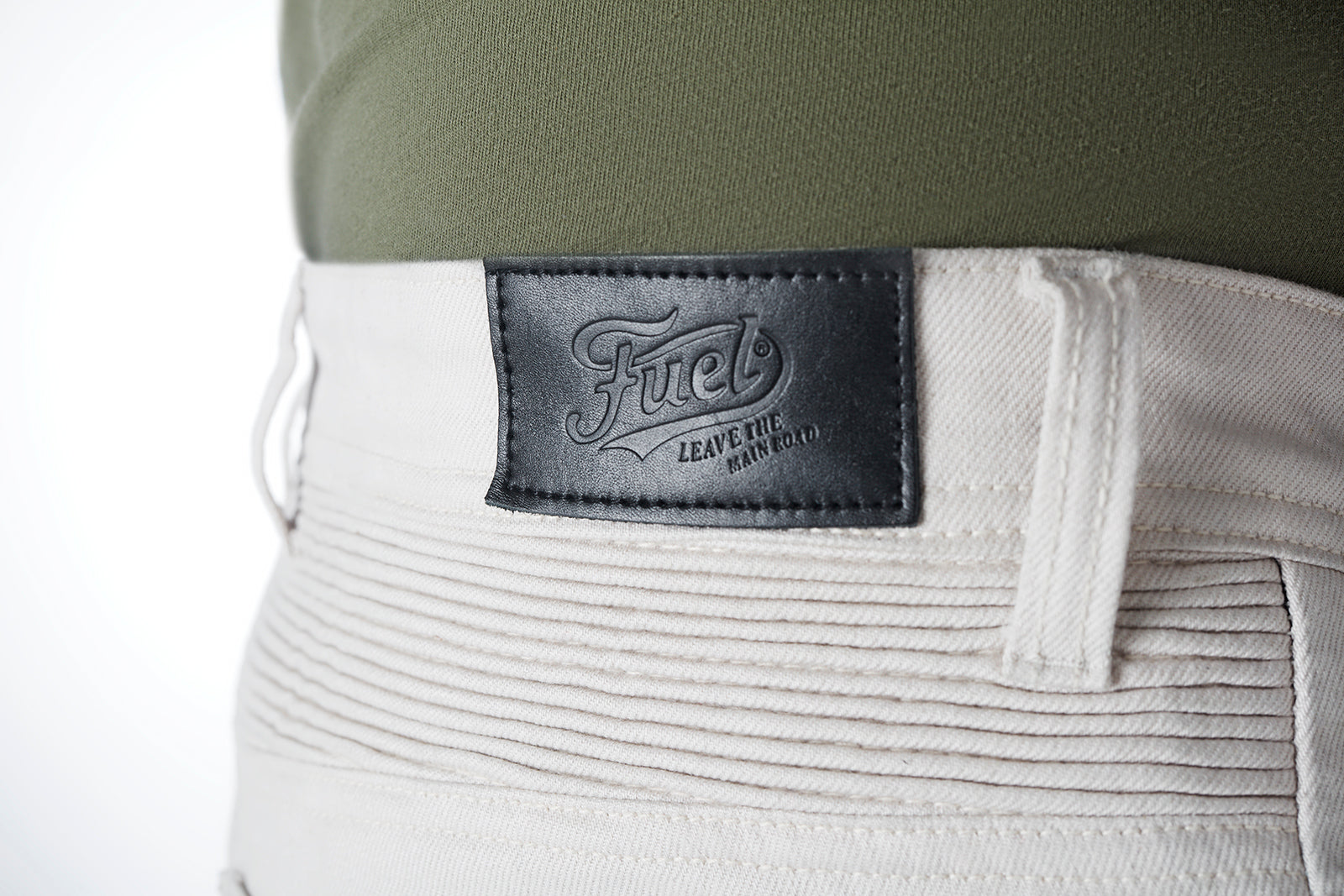 Fuel Motorcycles Sergeant 2 Trousers - Colonial White - Salt Flats Clothing