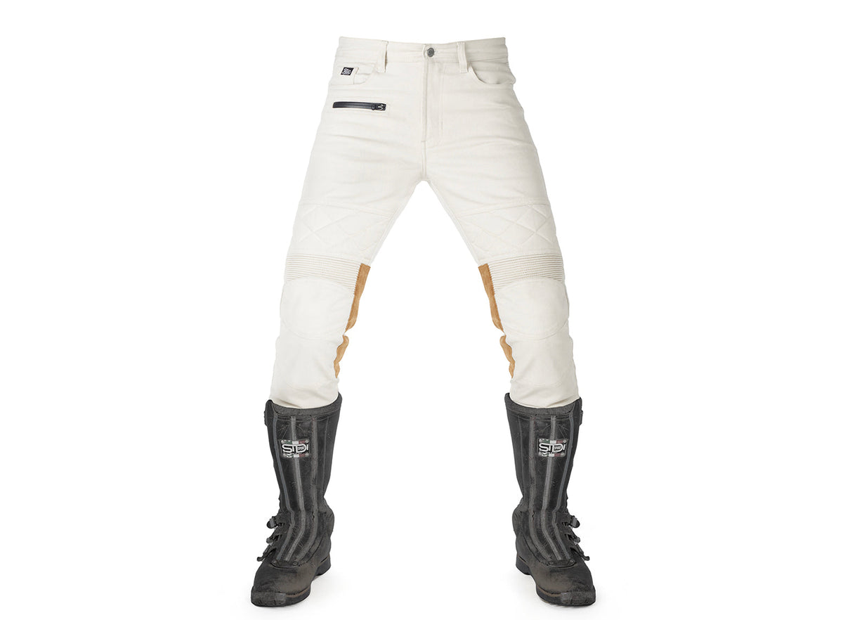 Fuel Motorcycles Sergeant 2 Trousers - Colonial White - Salt Flats Clothing