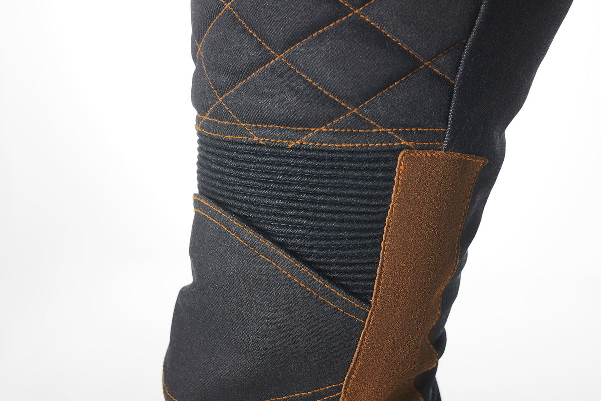 Fuel Motorcycles Sergeant 2 Trousers - Waxed Denim - Salt Flats Clothing