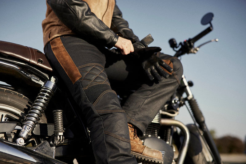 Fuel Motorcycles Sergeant 2 Trousers - Waxed Denim - Salt Flats Clothing