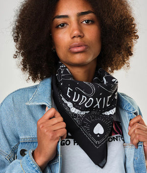 Eudoxie - Eudoxie Thelma Black Bandana - Bandana's and Tubes - Salt Flats Clothing