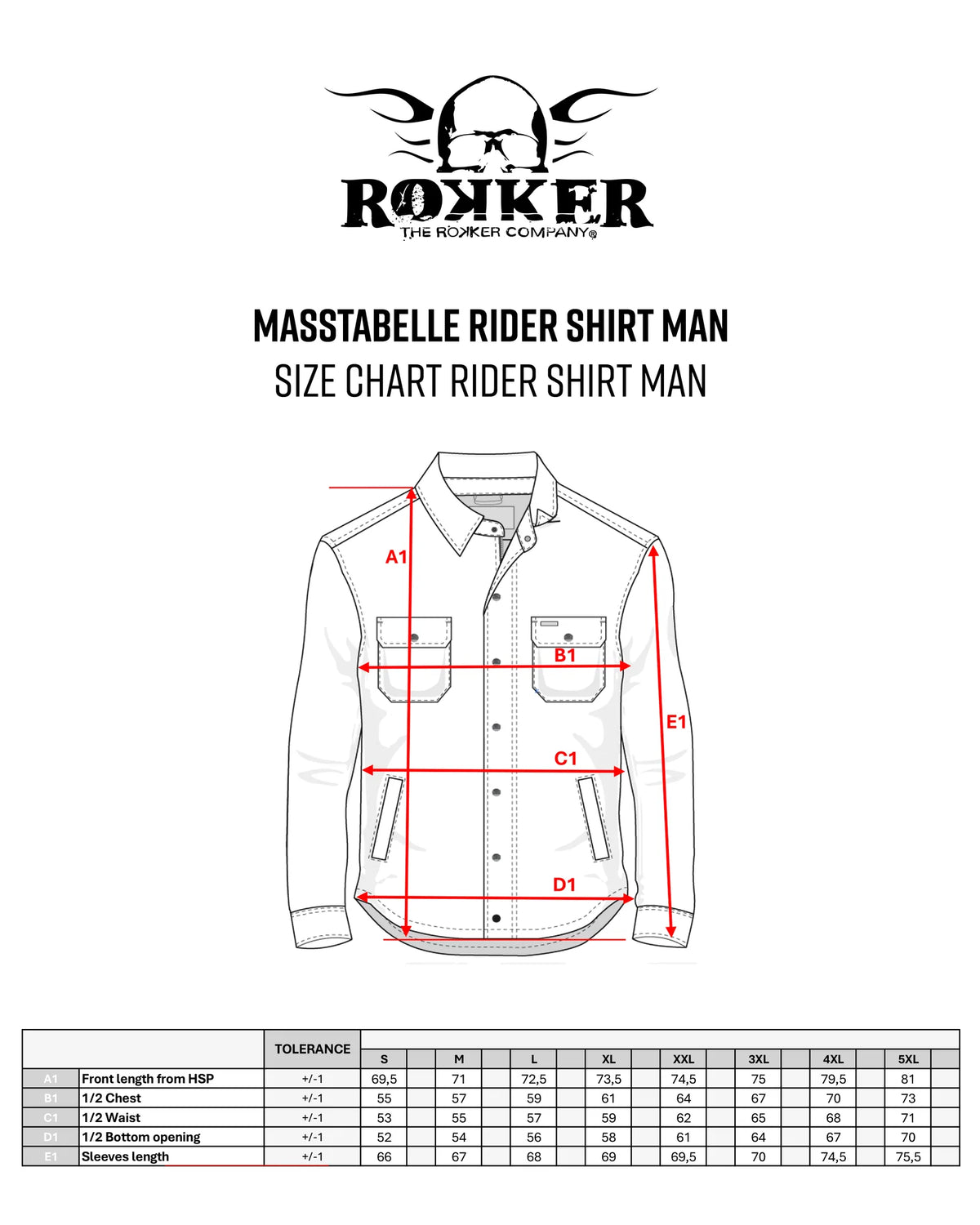 Rokker Memphis Rider Shirt - Orange - Salt Flats Clothing