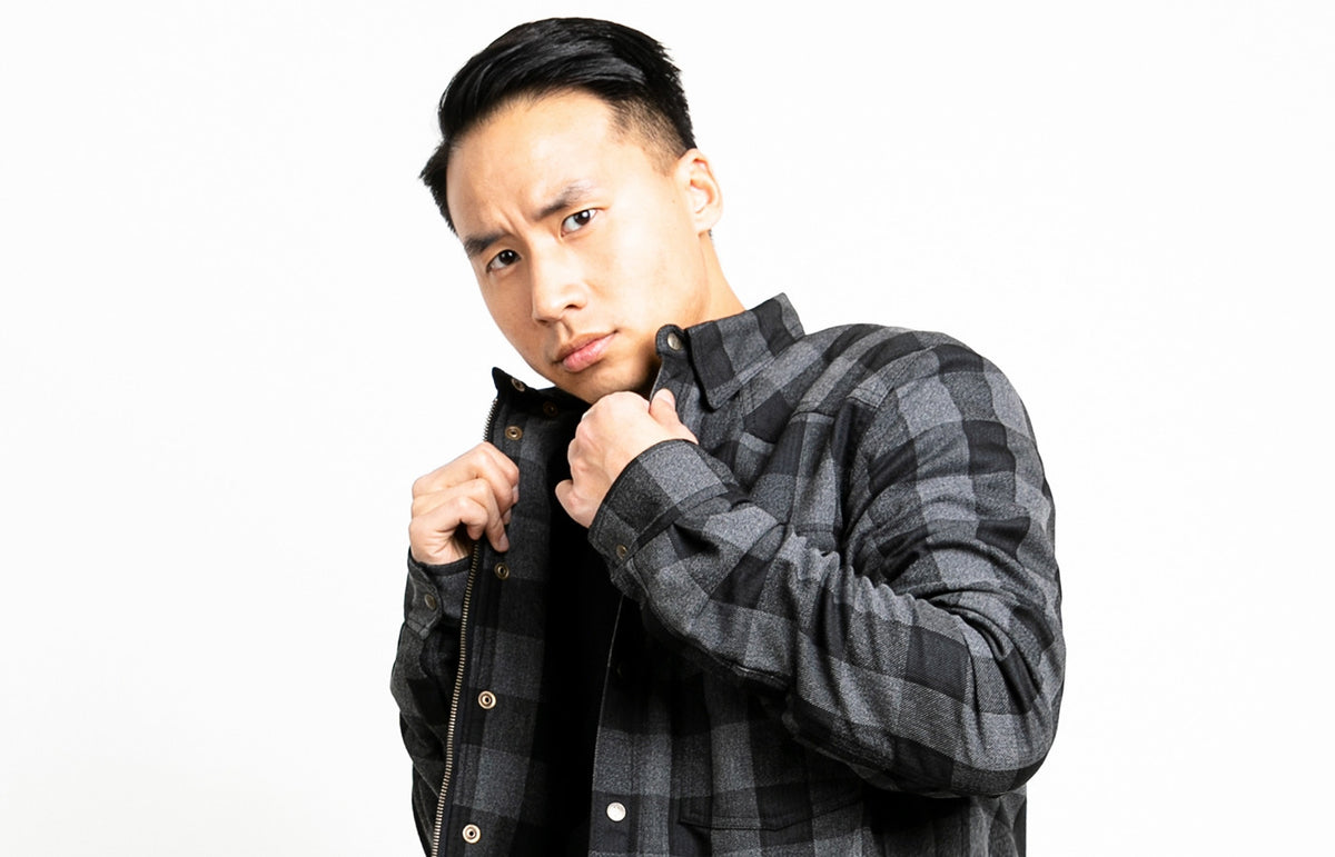 John Doe Motoshirt - Grey/Black - Salt Flats Clothing