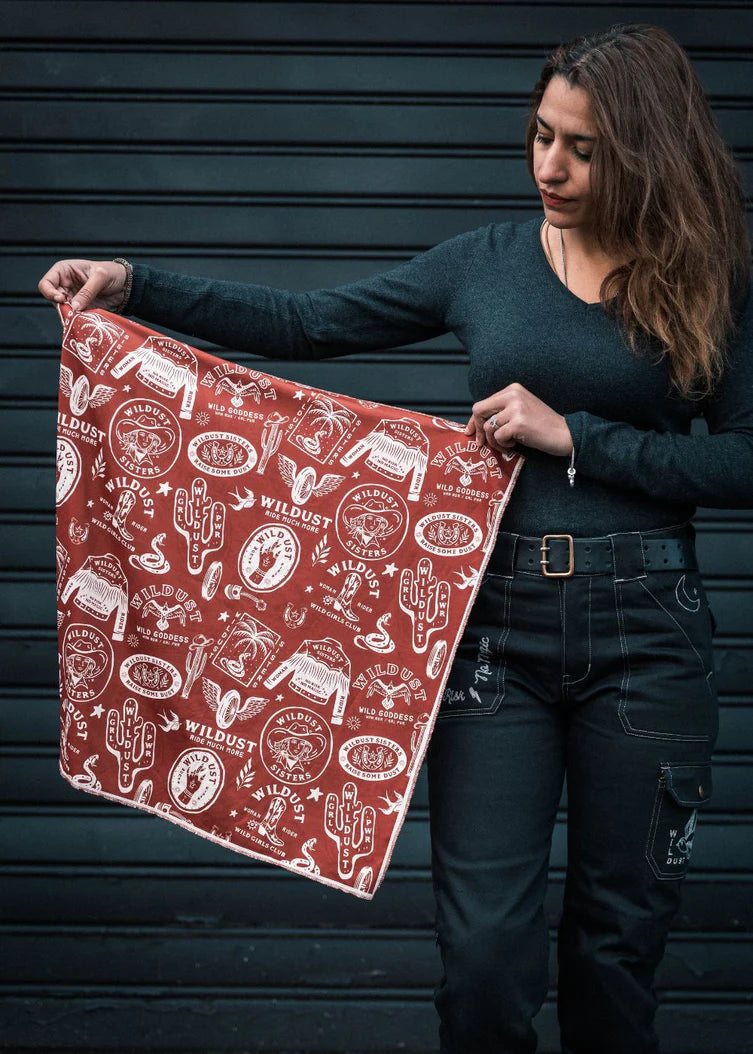 Wildust Sisters Wild Spirit Scarf - Red - Salt Flats Clothing
