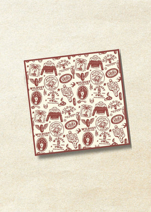 Wildust Sisters Wild Spirit Scarf - Red - Salt Flats Clothing