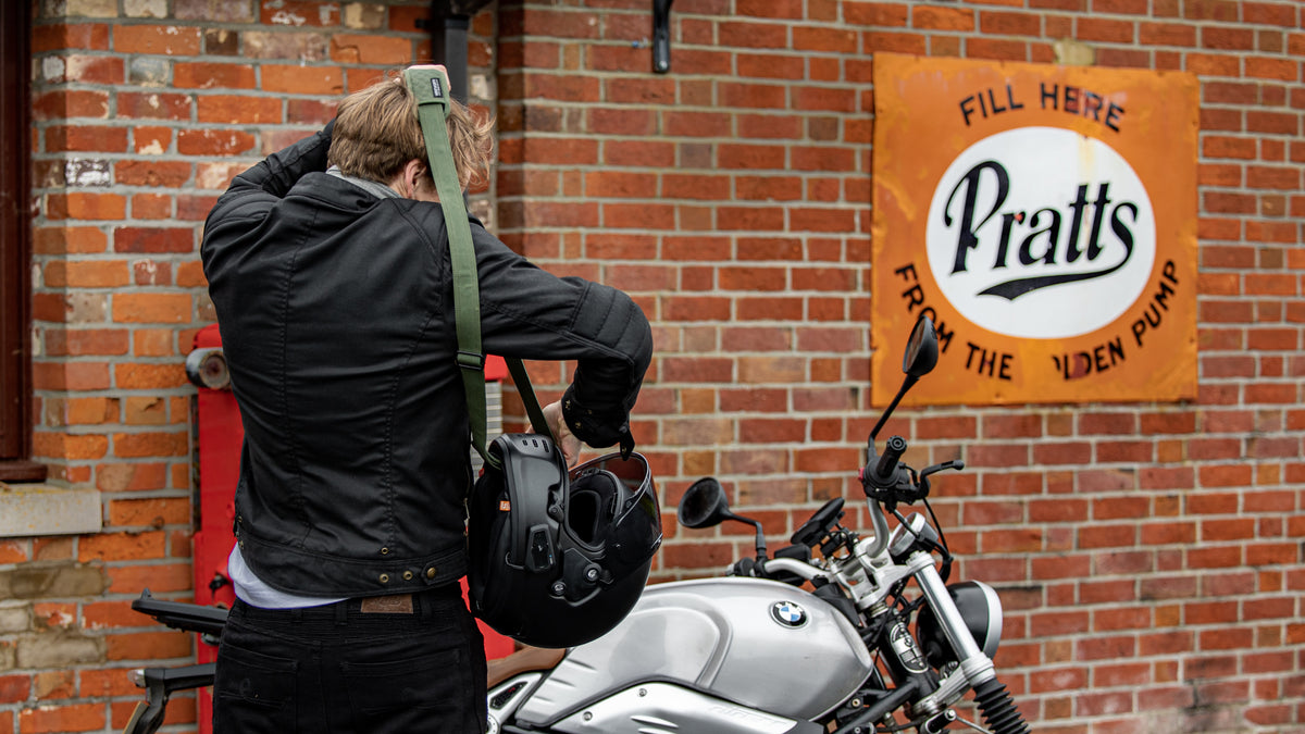 Copy of Wentworth Goods Co Wax Cotton Helmet Sling - Olive