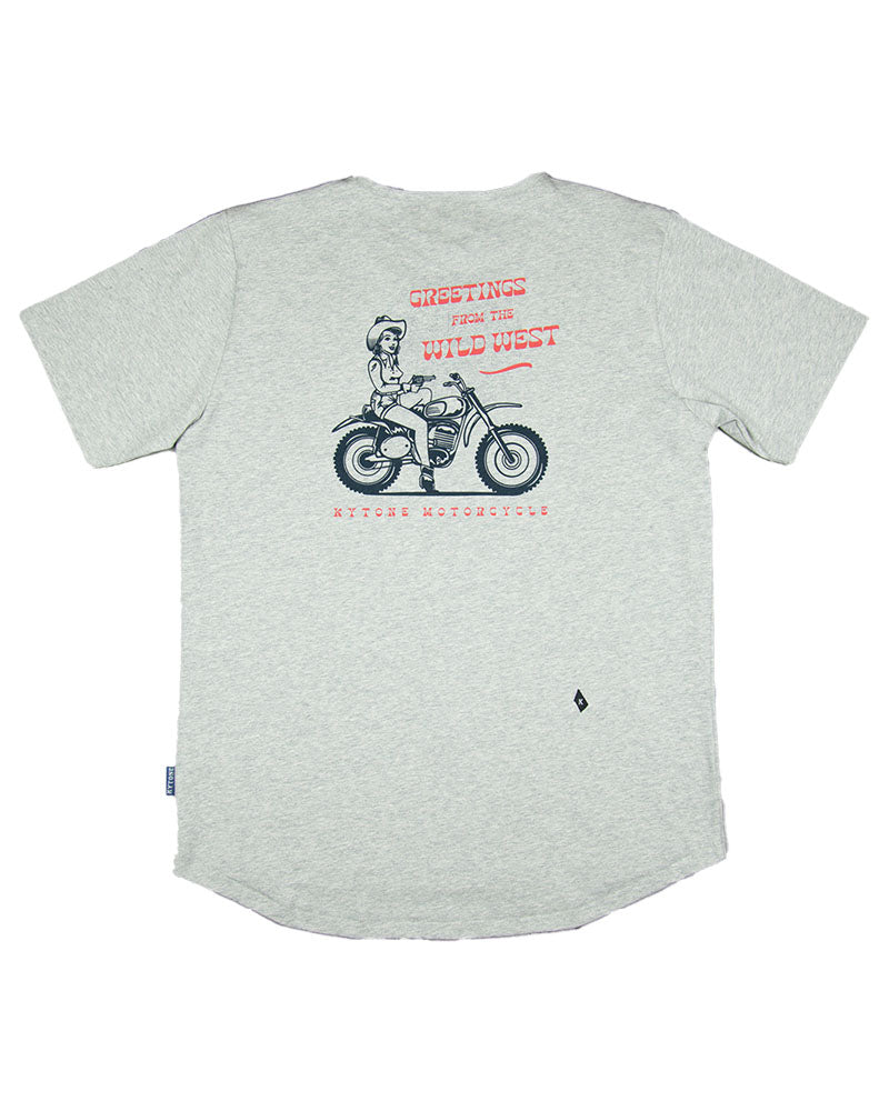 Kytone Bronco Grey T'Shirt - Salt Flats Clothing