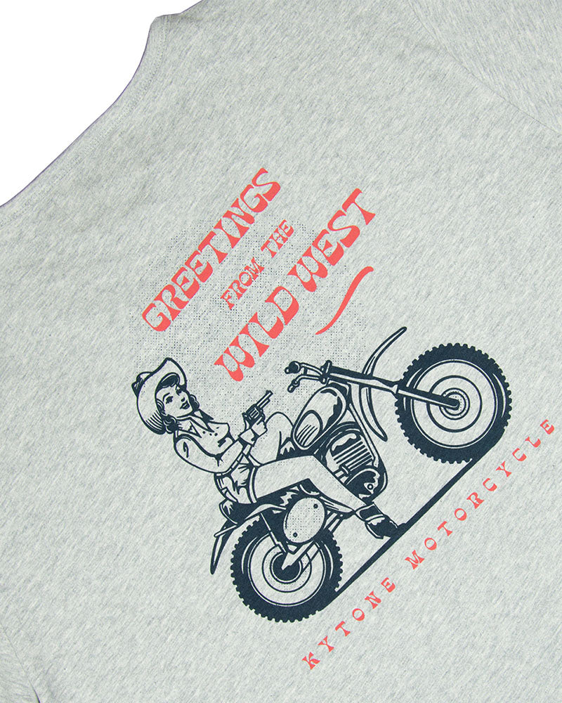 Kytone Bronco Grey T'Shirt - Salt Flats Clothing