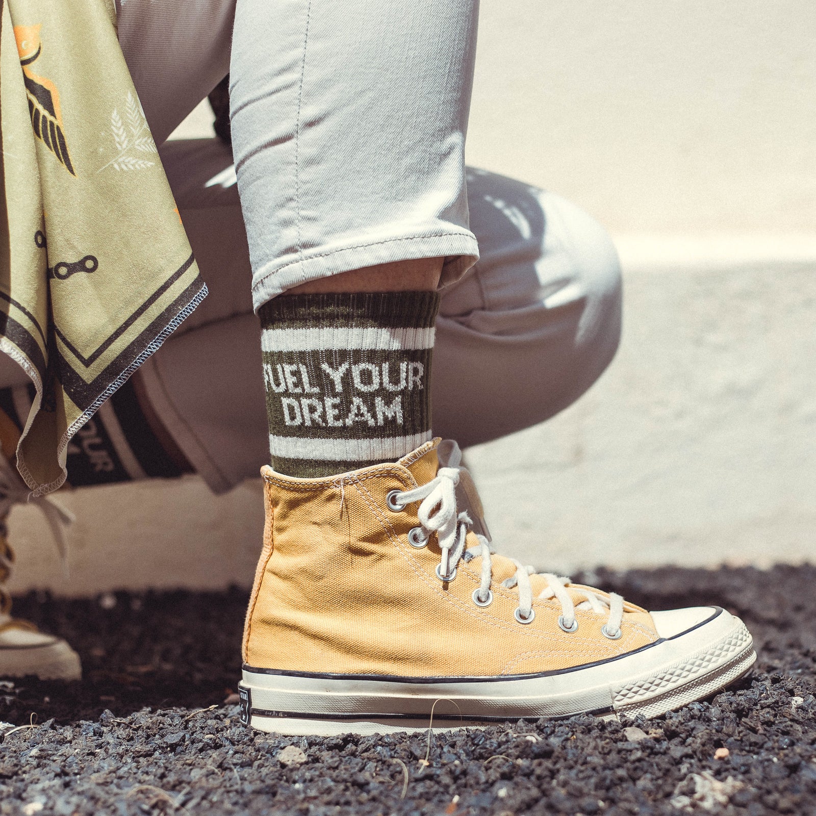 Wildust Sisters Fuel your Dream Ladies Socks - Salt Flats Clothing