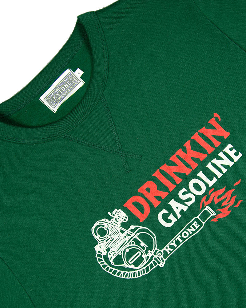 Kytone Drinkin Green Sweat Shirt - Salt Flats Clothing