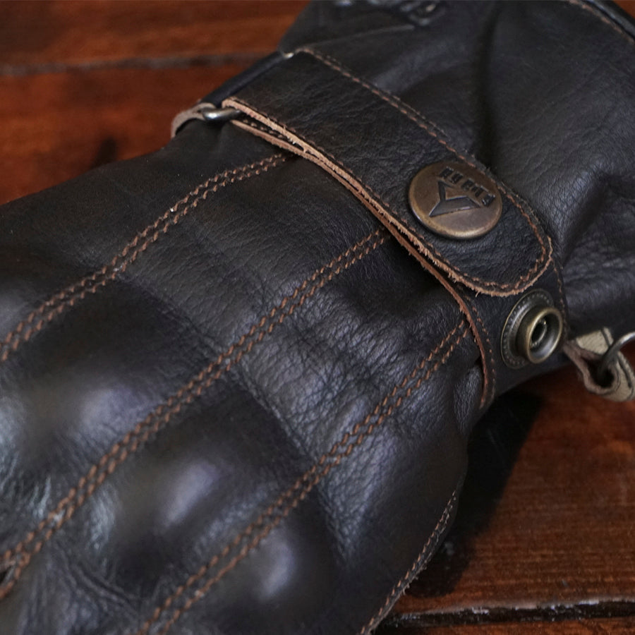 ByCity Mens Elegant Brown Gloves - Salt Flats Clothing