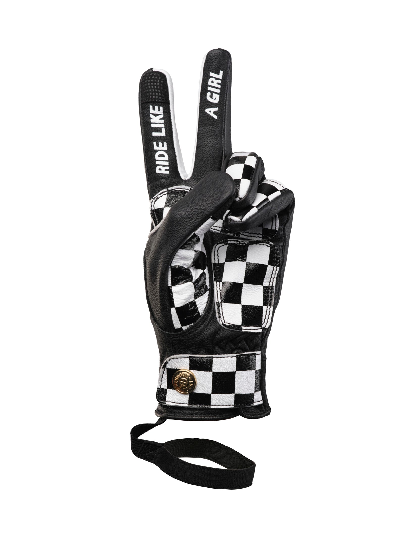Eudoxie Lizzie Black/Gold Ladies Gloves - Salt Flats Clothing