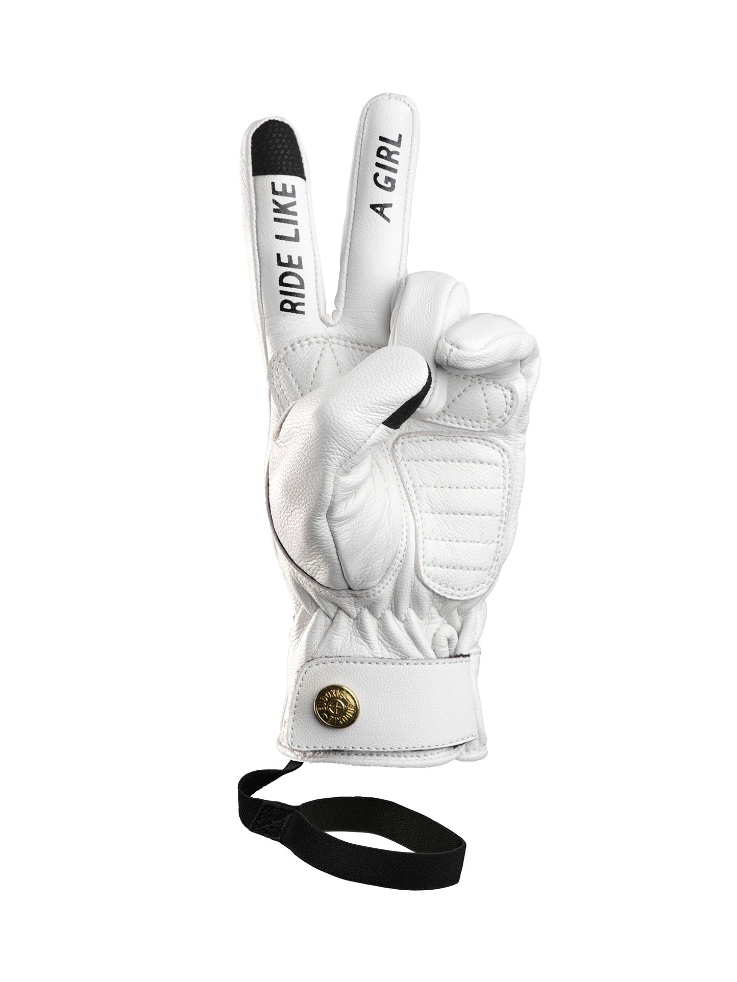 Eudoxie Lizzie White Ladies Gloves - Salt Flats Clothing