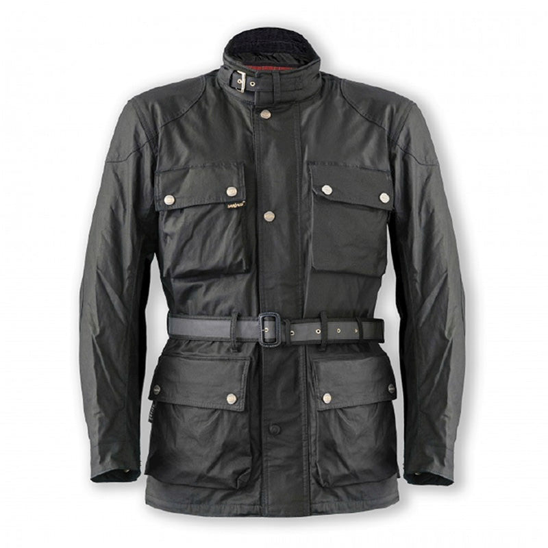 Garibaldi Heritage 1972 Black Wax Cotton Look Mens Jacket CE - Salt Flats Clothing