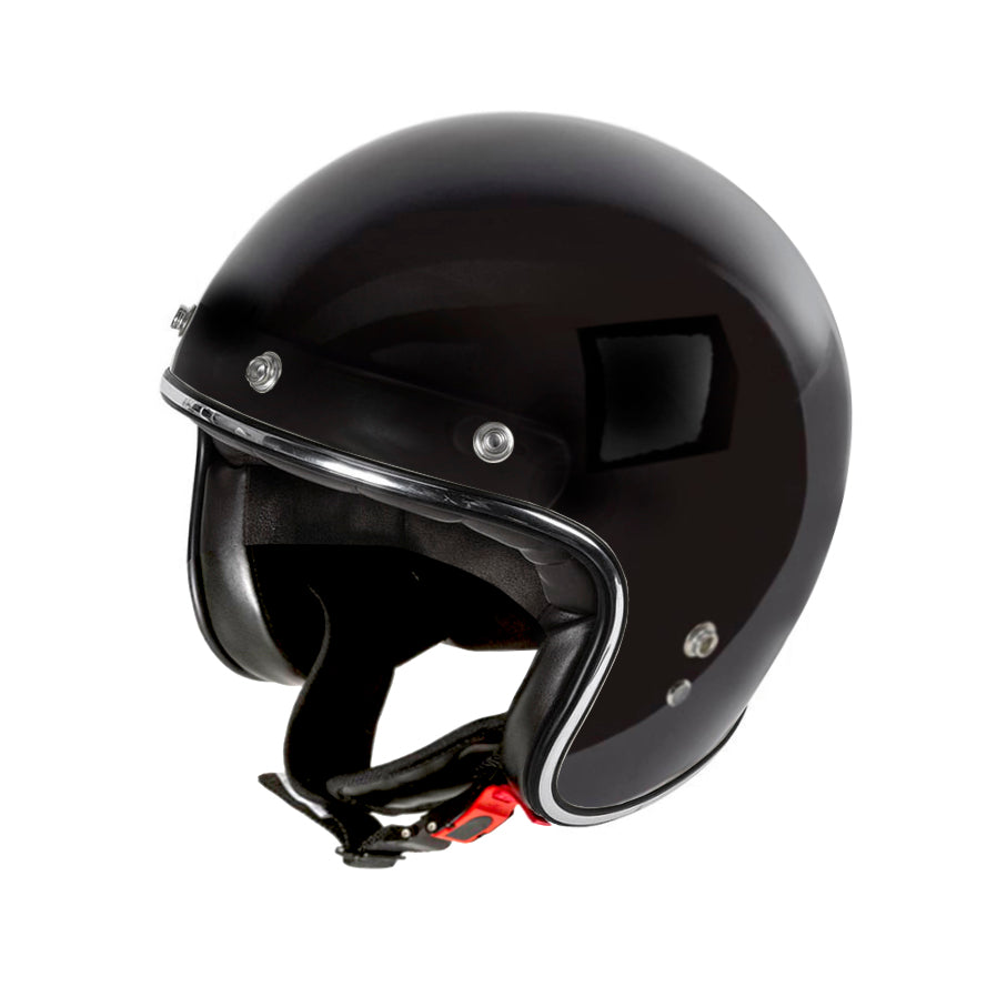 Garibaldi - Gari G02X Open Face Vintage Helmet - Gloss Black - Salt Flats  Clothing