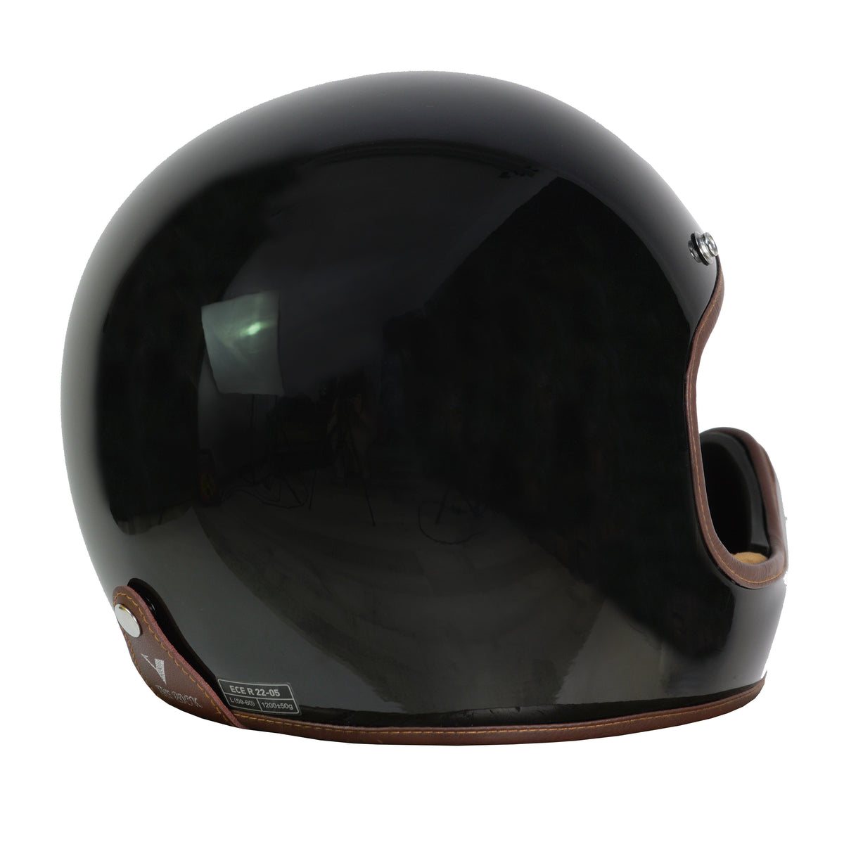 ByCity The Rock Full Face Helmet - Gloss Black R22.06 - Salt Flats Clothing