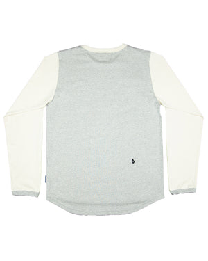Kytone Metal Grey/White LS T'Shirt - Salt Flats Clothing 