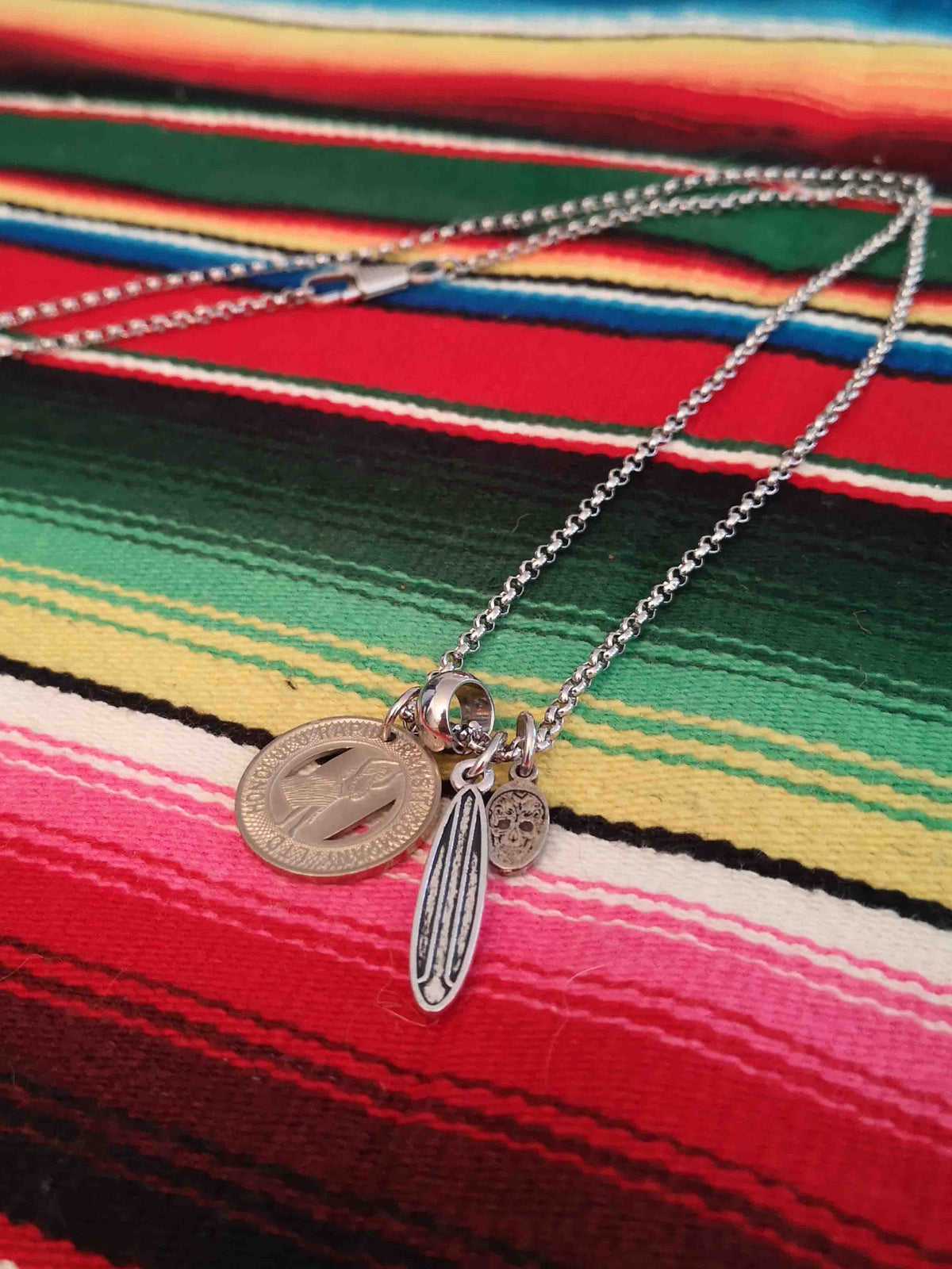 Black Pearl Creations Vintage Honolulu Token Necklace