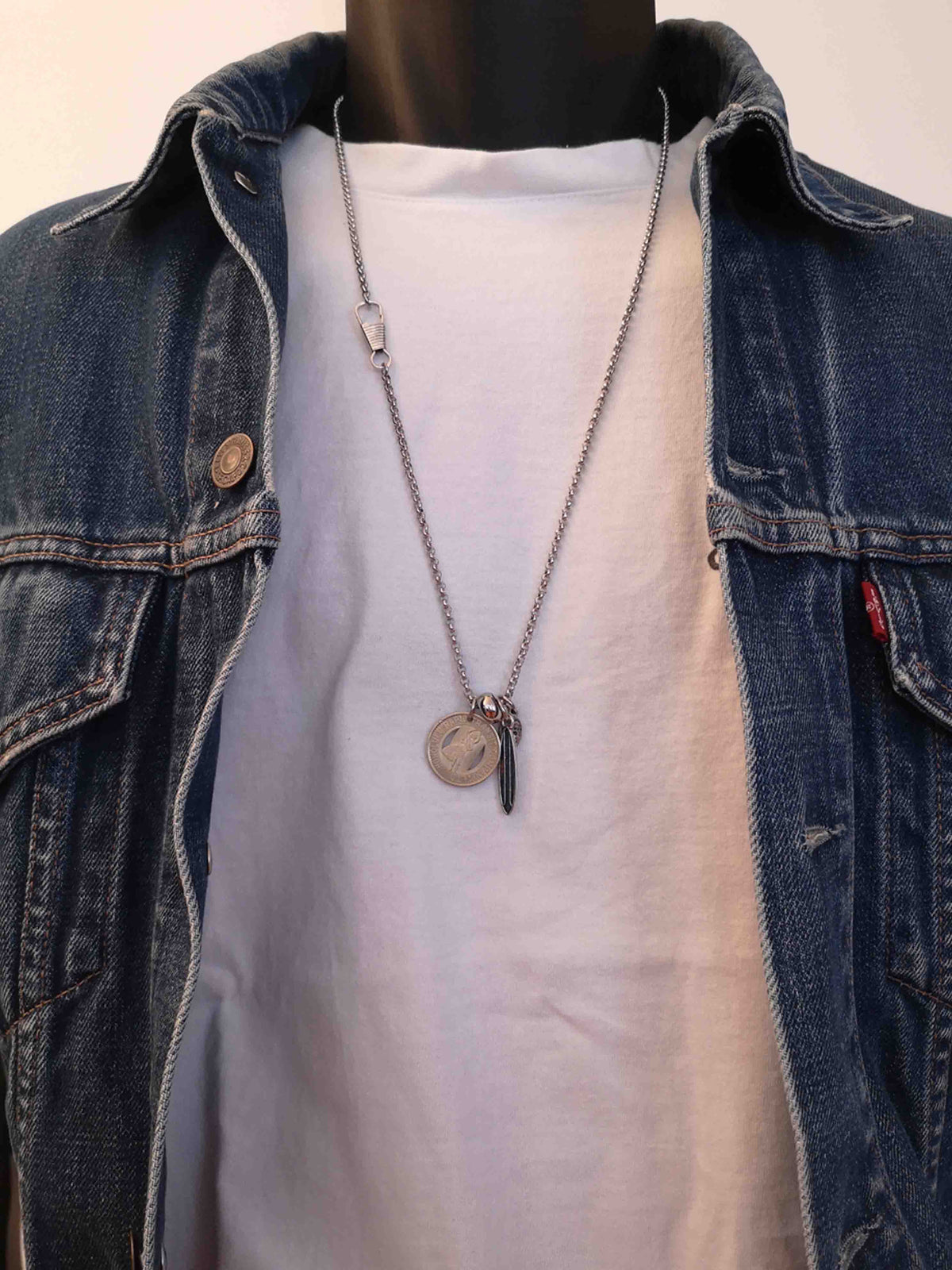 Black Pearl Creations Vintage Honolulu Token Necklace