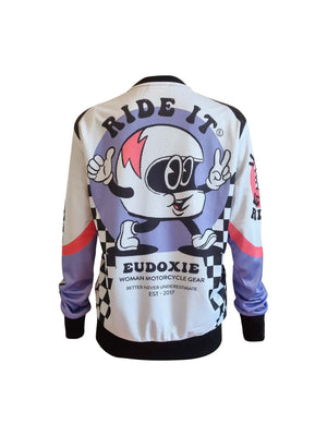 Eudoxie Caskey Ladies Riding Jersey - Salt Flats Clothing