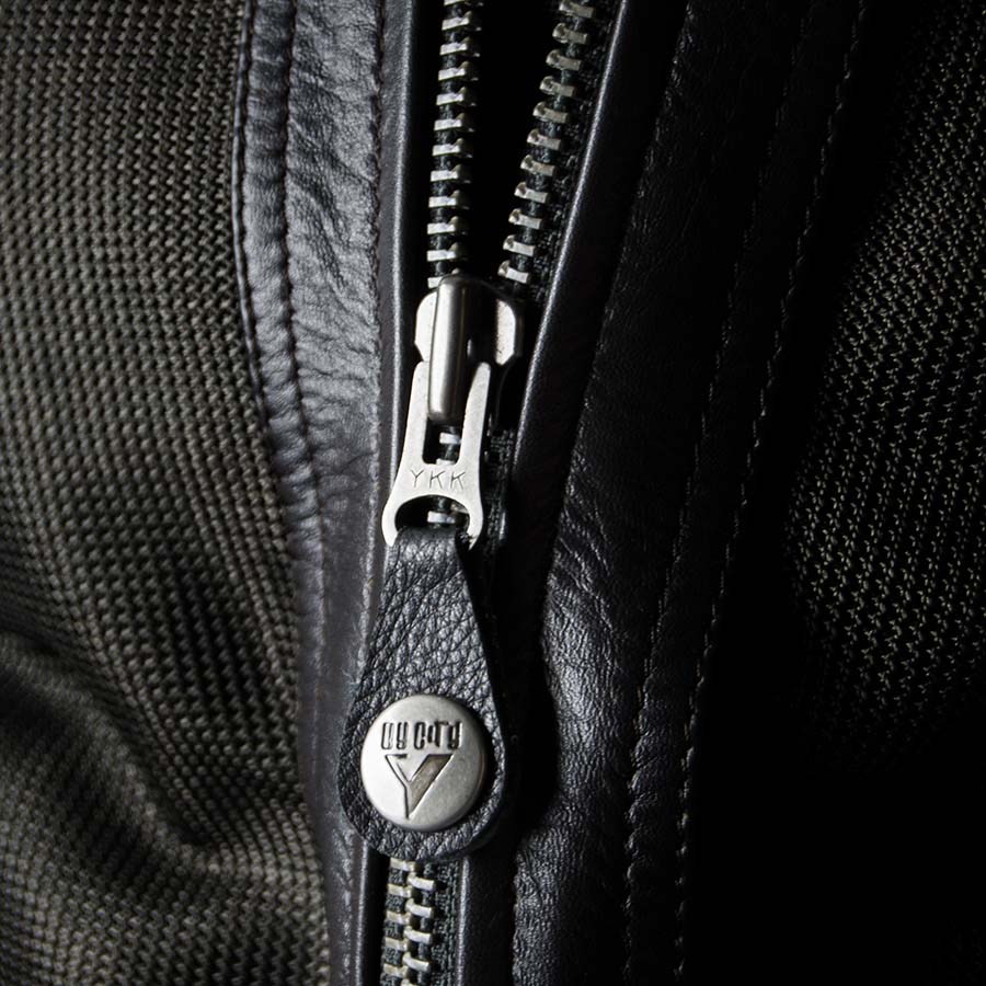 By City - By City Ladies Sahara Venty II Mesh Leather Jacket Brown - Ladies Jackets - Salt Flats Clothing