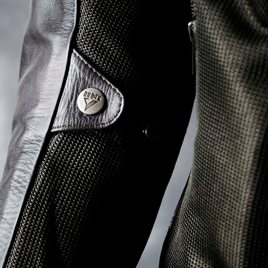 By City - By City Ladies Sahara Venty II Mesh Leather Jacket Brown - Ladies Jackets - Salt Flats Clothing