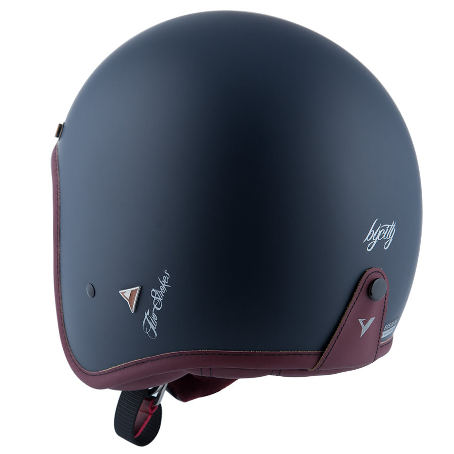 ByCity Two Strokes Open Face Helmet - Matte Blue
