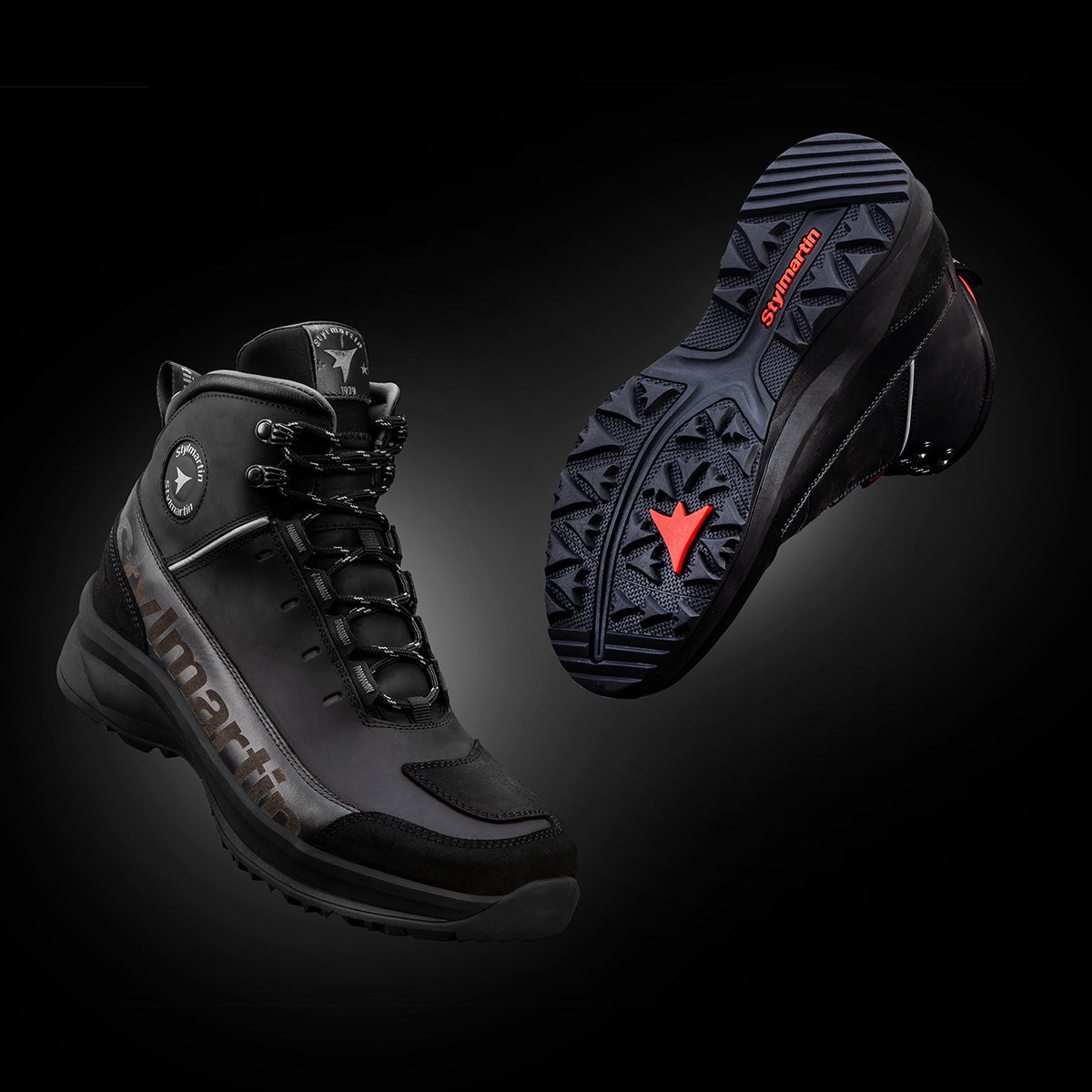 Chaussures Stylmartin Vertigo WP black, moto adventure