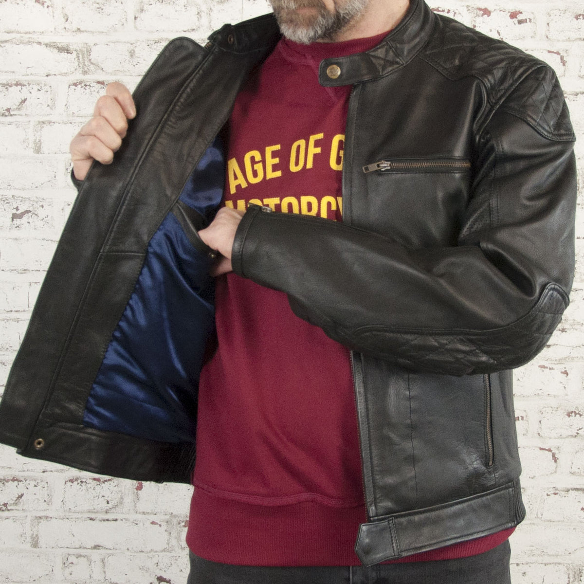 Age of Glory Rogue Black Leather Jacket