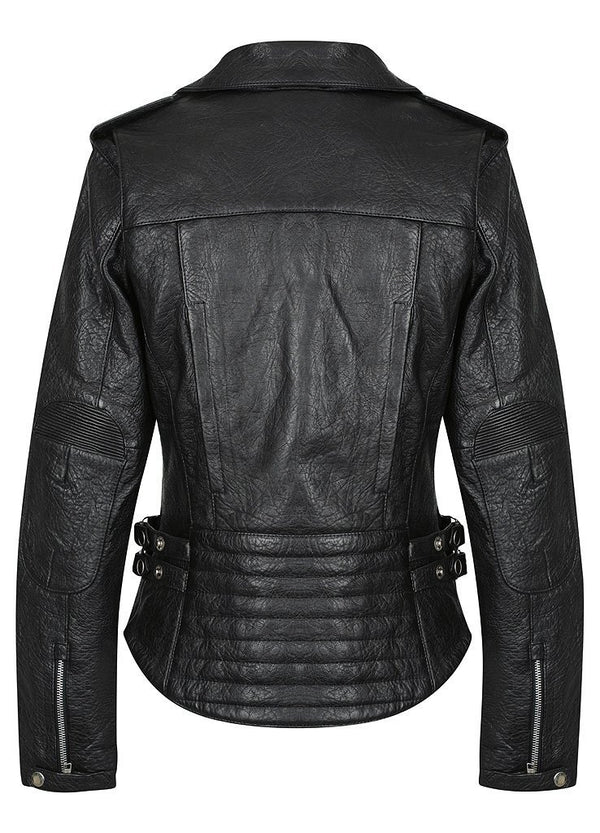 Black Arrow Ladies Gypsy Perfecto Leather Jacket - Salt Flats Clothing