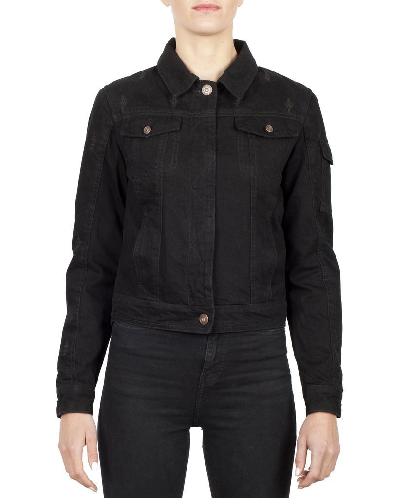 Black Arrow Ladies Nowhere Bound Denim Giacca Salt Flats Clothing