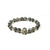 Black Pearl Creations Larvikite & Indian Skull Bracelet