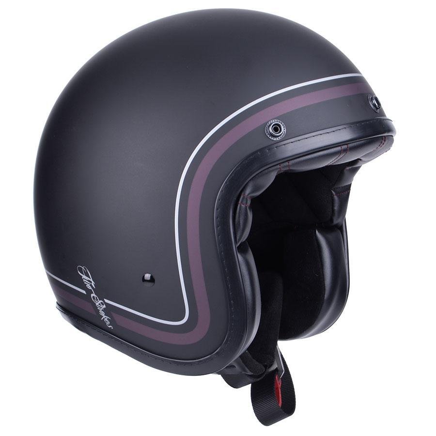 By City - By City Two Strokes Matte Black Open Face Jet Helmet - Helmets - Salt Flats Clothing